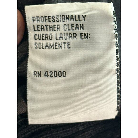 VTG Jaclyn Smith Women's 16 Leather Vest Knit Backing Fully Lined Zip-Up - Picture 8 of 9